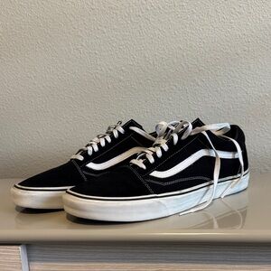 Vans Old School Black and White Sneakers